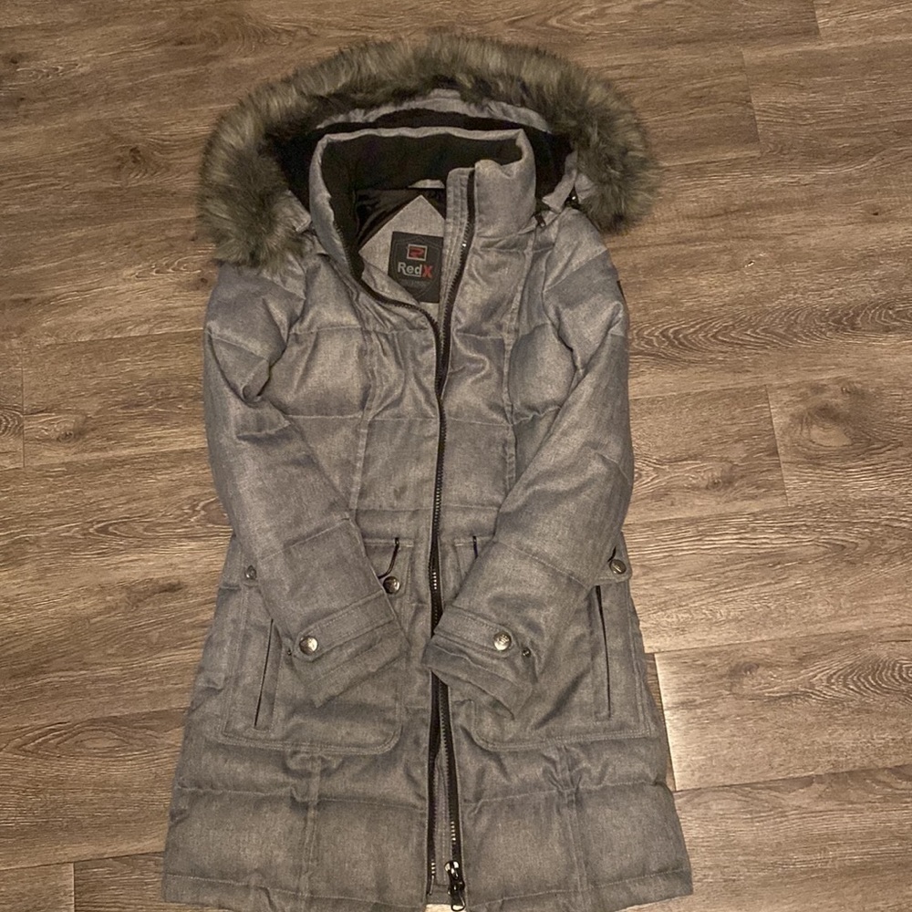 Red X Collection Herringbone Parka - Picture 11 of 15